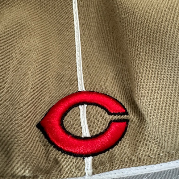 New Cincinnati Reds Hat Cap Cooperstown (REDLEGS) Collection 1918 Fitted 7 3/4 - Picture 6 of 11